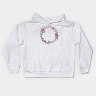 floral wreath Kids Hoodie